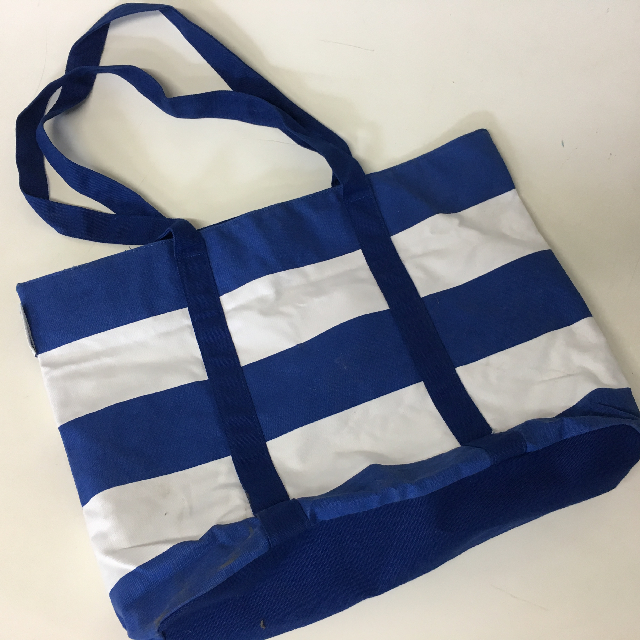 BAG, Ladies Beach Style - Blue White Stripe